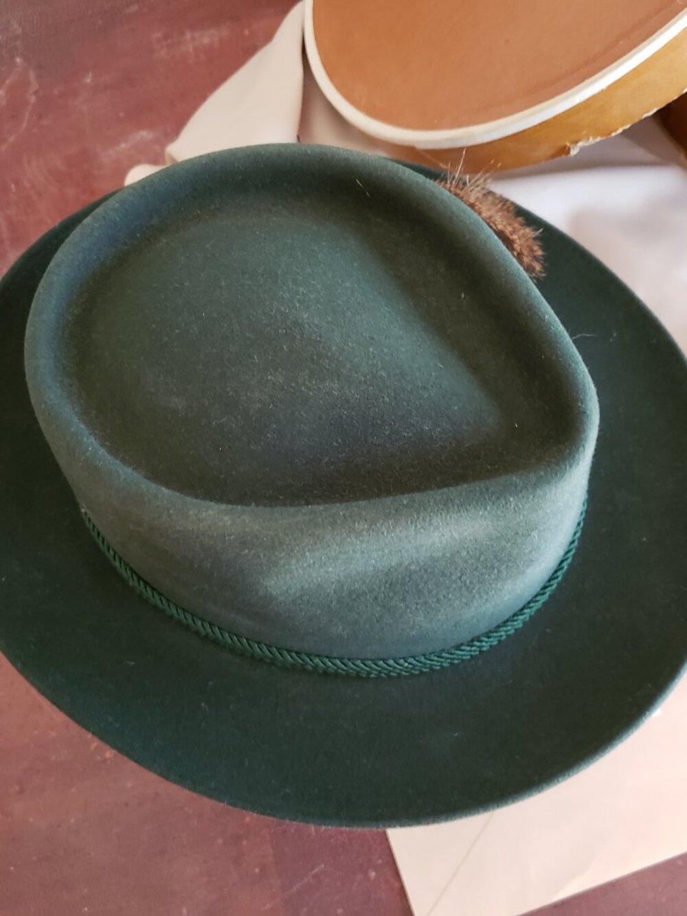 WESTON TYROLEAN VINTAGE HAT WITH BOX - Picture 4 of 10